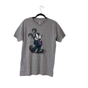 Disney Parks The Haunted Mansion Mickey Mouse Graphic Hanes Nano-T Shirt Large